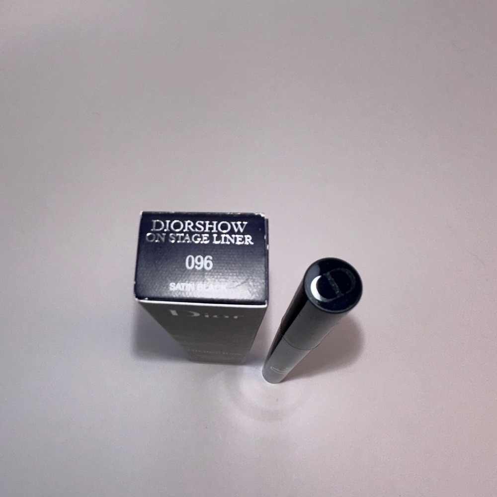 Dior Diorshow On Stage Liner 096 SATIN BLACK Waterproof Liquid Eyeliner 0.55 mL - Picture 2 of 7